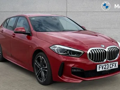 Used BMW 118 M Sport 134 HP (98 kW) 2023 Red Hatchback