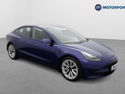 Blue Used 2021 Tesla Model 3 Standard Range Sedan | £18,449 (Fair price)
