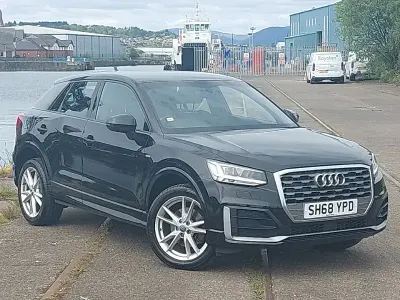 Begagnad Audi Q2 S-Line 2019 Svart SUV