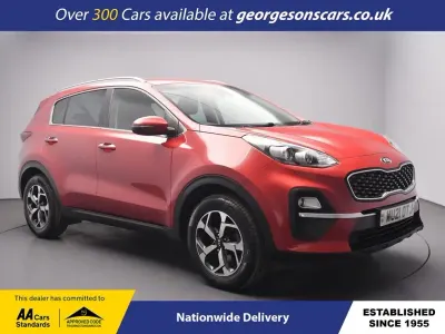 Begagnad Kia Sportage 130 HK (95 kW) 2021 Röd SUV