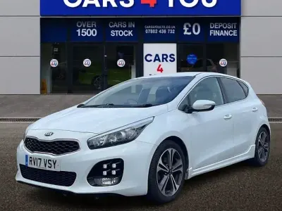 Used Kia Ceed GT-Line 136 HP (100 kW) 2017 White Hatchback