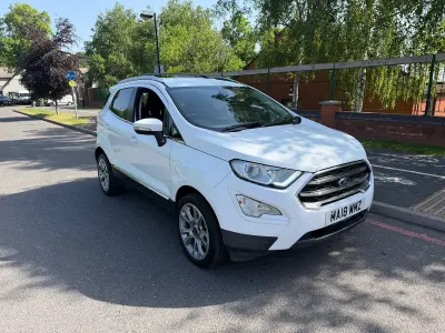 Used Ford Ecosport Titanium 125 HP (91 kW) 2018 White SUV