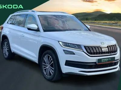 Used Skoda Kodiaq LAURIN & KLEMENT 150 HP (110 kW) 2021 White SUV