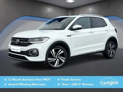 Used VW T-Cross R-line 115 HP (84 kW) 2019 White SUV