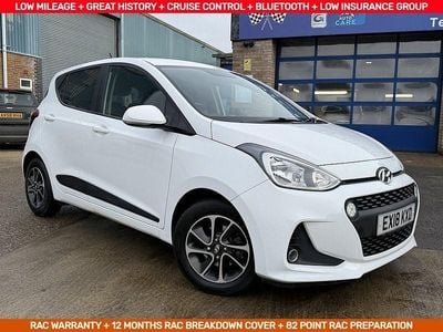 Used Hyundai i10 Premium 87 HP (63 kW) 2018 White Hatchback