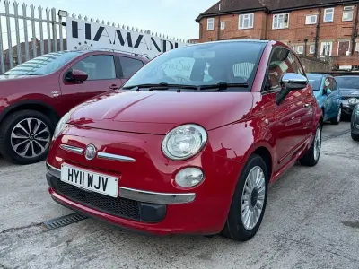 Used Fiat 500 Lounge 2011 Red Hatchback