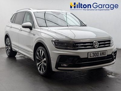 White Used 2020 VW Tiguan Allspace R-line SUV | £21,150 (Good price)