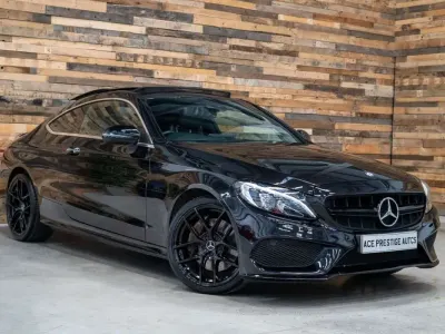 Used Mercedes C300 AMG Line Premium Plus 2016 Black Coupe