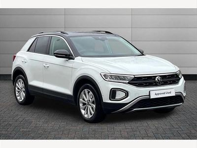 White Used 2022 VW T-Roc Life SUV | £19,990 (Fair price)