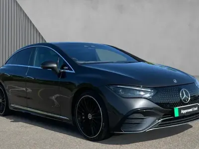 Used Mercedes EQE300 AMG Line Premium Plus 180 kW (245 HP) 2023 Metallic paint graphite grey Sedan