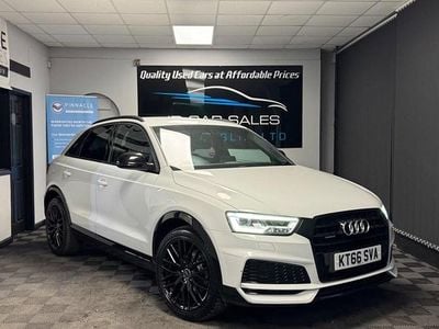 Used Audi Q3 Black Edition 180 HP (132 kW) 2017 White SUV
