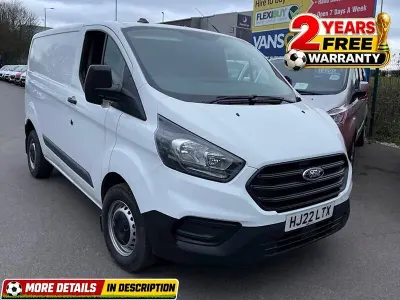 Used Ford Transit Custom 105 HP (77 kW) 2022 White Van
