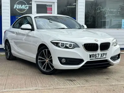 Used BMW 218 Sport Line 134 HP (98 kW) 2017 White Coupe