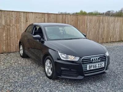 Used Audi A1 116 HP (85 kW) 2017 Black Hatchback