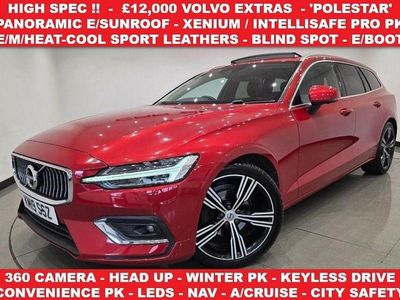 Red Used 2019 Volvo V60 Inscription Estate | £16,490 (Fair price)