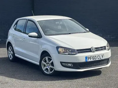 Begagnad VW Polo 60 HK (44 kW) 2011 Vit Halvkombi