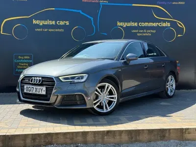 Used Audi A3 S-Line 150 HP (110 kW) 2017 Grey Sedan