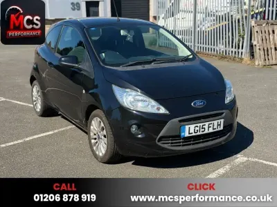 Usado Ford Ka Zetec 69 HP (50 kW) 2015 Preto Citadino