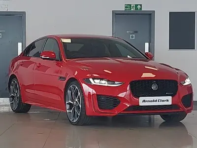 Used Jaguar XE R-Dynamic 300 HP (220 kW) 2020 Red Sedan