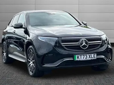 Used Mercedes EQC400 AMG line 300 kW (408 HP) 2023 Black SUV