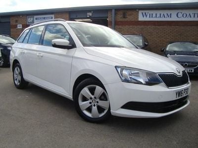 Used Skoda Fabia SE 2016 White Estate