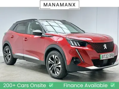 Used Peugeot e-2008 GT 98 kW (134 HP) 2022 Elixir red SUV