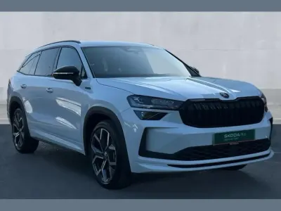 Used Skoda Kodiaq SportLine 150 HP (110 kW) 2025 White SUV