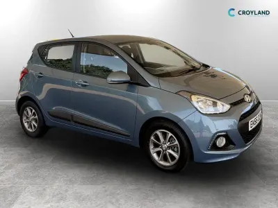 Used Hyundai i10 Premium 87 HP (63 kW) 2016 Blue Hatchback