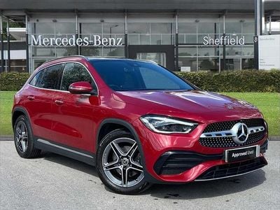 Usado Mercedes GLA200 AMG Line Premium Plus 161 HP (118 kW) 2022 Vermelho SUV