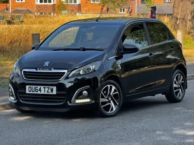 Used Peugeot 108 Allure 82 HP (60 kW) 2015 Black Hatchback
