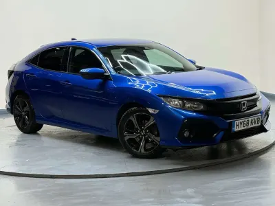 Used Honda Civic SR 126 HP (92 kW) 2018 Blue Hatchback