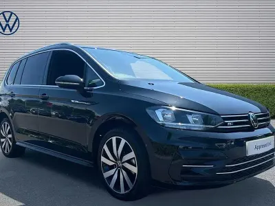 Used VW Touran R-line 150 HP (110 kW) 2025 Grenadilla black metallic MPV