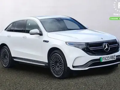 Used Mercedes EQC400 AMG Line Premium 300 kW (408 HP) 2023 White SUV