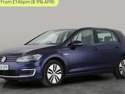 Used VW e-Golf 99 kW (135 HP) 2019 Blue Hatchback