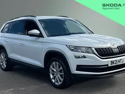 Used Skoda Kodiaq SE 150 HP (110 kW) 2021 White SUV