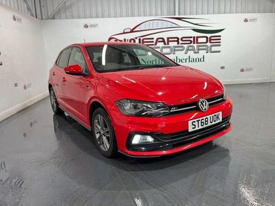 Used VW Polo R-line 95 HP (69 kW) 2018 Red Hatchback