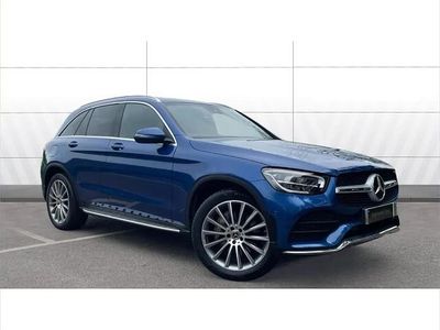 Used Mercedes GLC300 AMG Line Premium 241 HP (177 kW) 2022 Blue SUV