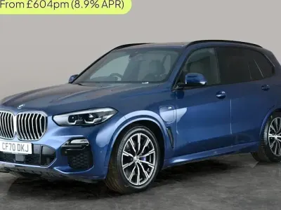 Begagnad BMW X5 M Sport 394 HK (289 kW) 2021 Blå SUV