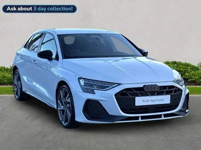 Used Audi A3 Sportback Black Edition 150 HP (110 kW) 2025 White Hatchback