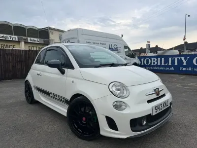 Used Abarth 500 135 HP (99 kW) 2013 White Hatchback
