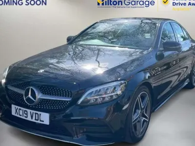 Begagnad Mercedes C300 AMG line 258 HK (189 kW) 2019 Svart Sedan