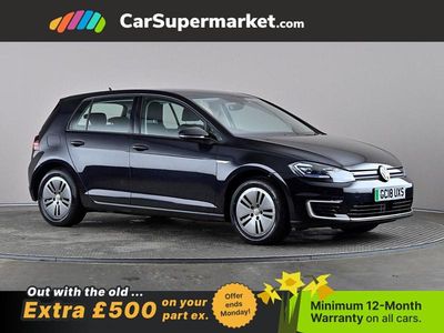 Used VW e-Golf 99 kW (135 HP) 2018 Black Hatchback
