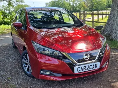 Used Nissan Leaf Acenta 2018 Red Hatchback