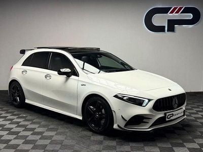 White Used 2019 Mercedes A35 AMG Premium Plus Hatchback | £22,995 (Fair price)