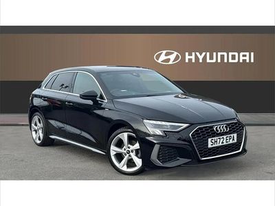Used Audi A3 S-Line 110 HP (80 kW) 2022 Black Sedan