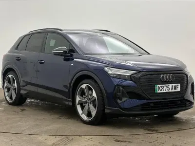 Used Audi Q4 e-tron Black Edition 210 kW (286 HP) 2025 Blue SUV