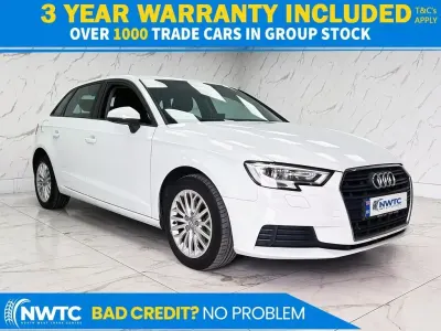 Used Audi A3 2017 White Hatchback
