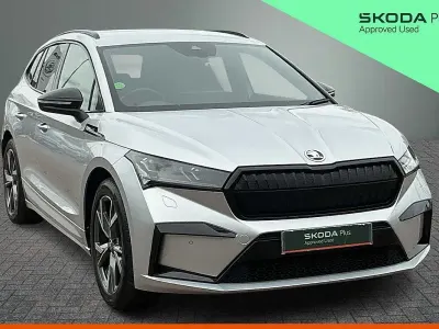 Used Skoda Enyaq iV SportLine 110 kW (150 HP) 2023 Brilliant silver metallic SUV