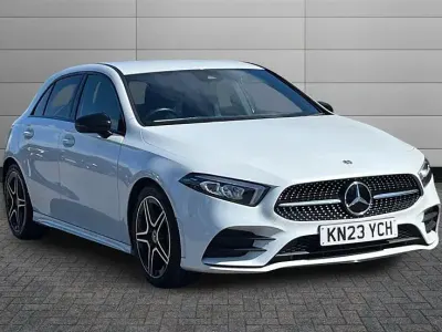 Used Mercedes A180 Executive 136 HP (100 kW) 2023 Polar white Hatchback