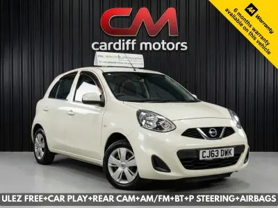 Used Nissan Micra S 2014 White Hatchback